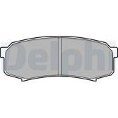 Rear brake pad set DELPHI - LP963