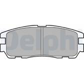Rear brake pad set DELPHI - LP965