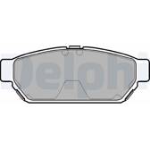 Rear brake pad set DELPHI - LP968