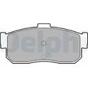 Rear brake pad set DELPHI - LP975