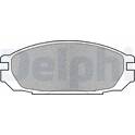 Rear brake pad set DELPHI - LP983