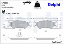 Brembo remblokken Ford Focus Vooras