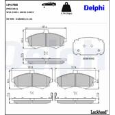 Remblokkenset voor DELPHI - LP1788