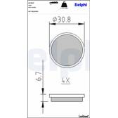 Remblokkenset voor DELPHI - LP347