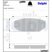 Remblokkenset voor DELPHI - LP527
