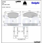 Remblokkenset voor DELPHI - LP756