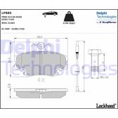 Remblokkenset voor DELPHI - LP885