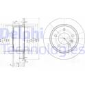 Set van 2 remschijven DELPHI - BG3040