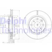 Set van 2 remschijven DELPHI - BG3976