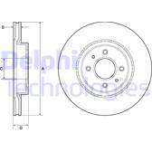 Set van 2 remschijven DELPHI - BG4743C