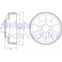 Bremstrommel DELPHI - BF562