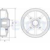 Remtrommel DELPHI - BFR484