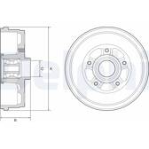 Remtrommel DELPHI - BFR611