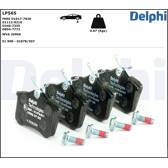 Set remblokken achter DELPHI - LP565