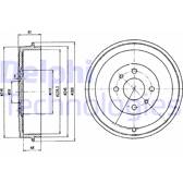 Tambour de frein DELPHI - BF379