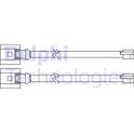 Warning Contact, brake pad wear DELPHI - LZ0255