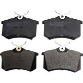 Rear brake pad set DENCKERMANN - B110041