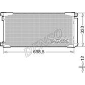 Condensador, aire acondicionado DENSO - DCN50115