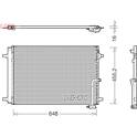 Condenser air conditioning DENSO - DCN02042