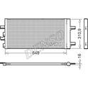 Condenseur climatisation DENSO - DCN05104