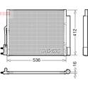 Condensor, airconditioning DENSO - DCN20043