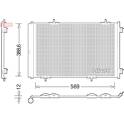 Condensor, airconditioning DENSO - DCN21030