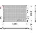 Condensor, airconditioning DENSO - DCN37005