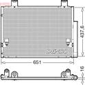 Condensor, airconditioning DENSO - DCN50057