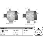 Dynamo / Alternator (negen) DENSO - DAN1055