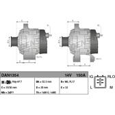 Dynamo / Alternator (negen) DENSO - DAN1354
