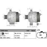 Dynamo / Alternator (negen) DENSO - DAN1464