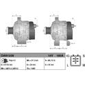 Generator (nio) DENSO - DAN1208