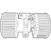 Interieurventilator DENSO - DEA05002