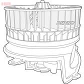 Interieurventilator DENSO - DEA17006