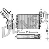 Kachelradiateur, interieurverwarming DENSO - DRR23001