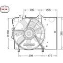 Koelventilator DENSO - DER21024