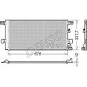 Kondensator, Klimaanlage DENSO - DCN02001