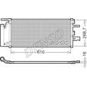 Kondensator, Klimaanlage DENSO - DCN05036