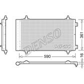 Kondensator, Klimaanlage DENSO - DCN21018