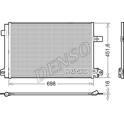 Kondensator, Klimaanlage DENSO - DCN32028