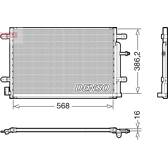 Kondensor, klimatanläggning DENSO - DCN02038