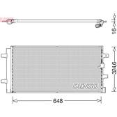 Kondensor, klimatanläggning DENSO - DCN02044