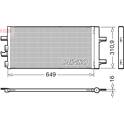 Kondensor, klimatanläggning DENSO - DCN05104