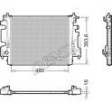 Kühler, Motorkühlung DENSO - DRM23113