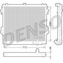 Kühler, Motorkühlung DENSO - DRM50074