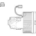 Pulseur d'air, ventilation habitacle DENSO - DEA05008