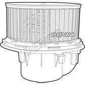 Pulseur d'air, ventilation habitacle DENSO - DEA10052