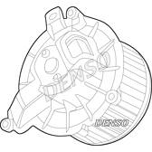 Pulseur d'air, ventilation habitacle DENSO - DEA12003
