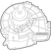 Pulseur d'air, ventilation habitacle DENSO - DEA20004
