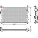 Radiador, arrefecimento do motor DENSO - DRM21104